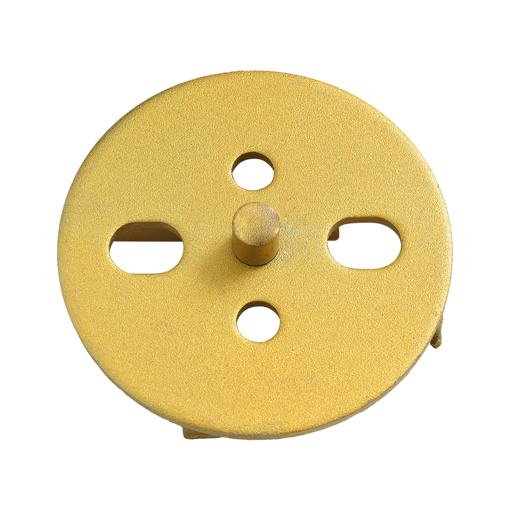 #120 sıradan beş delik ve dört diş (sütunlu) zemin elmas kesici kafası