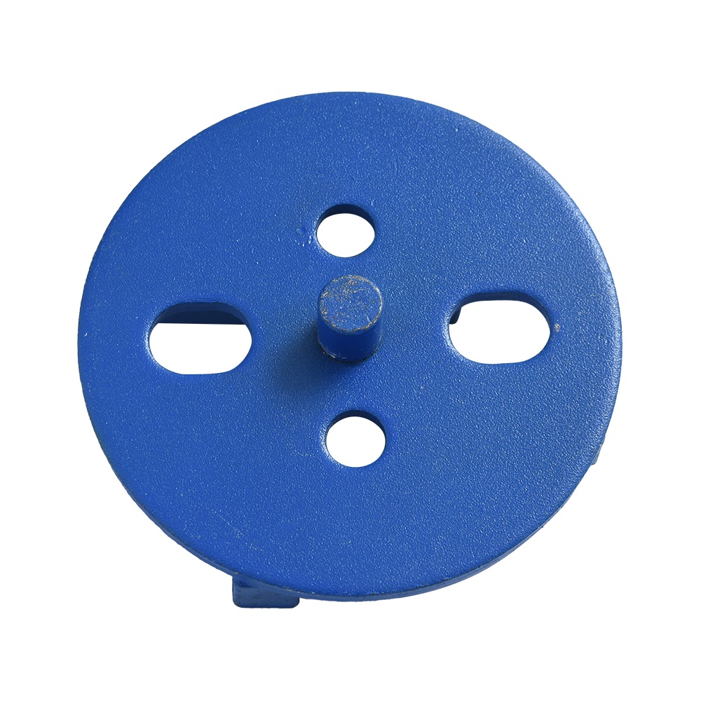 #50 sıradan beş delik ve dört diş (sütunlu) zemin elmas kesici kafası